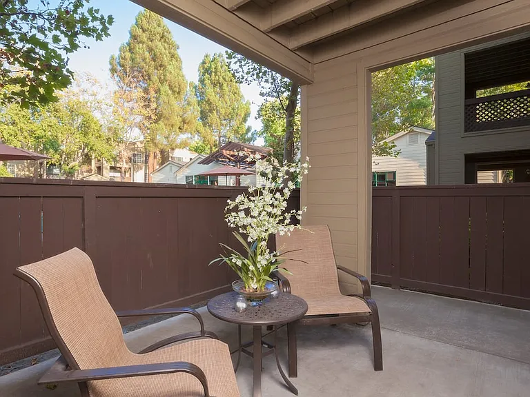 Private patio