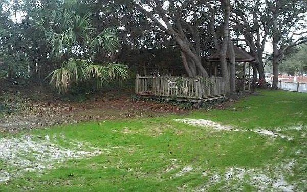 Common ground area with gazebo
