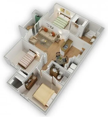 Floor plan The Hacienda