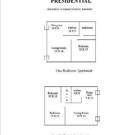 Webpage-Presidential Apts Floor Plan