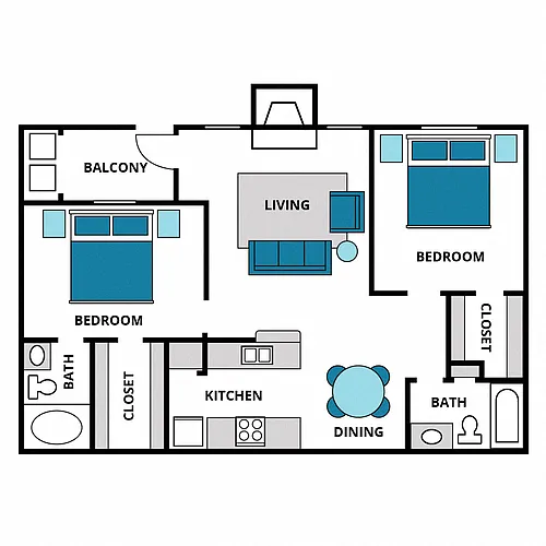 Floor plan B1