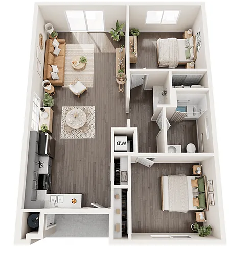 Floor plan Villa 2