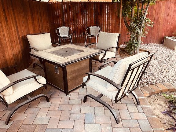 back yard patio