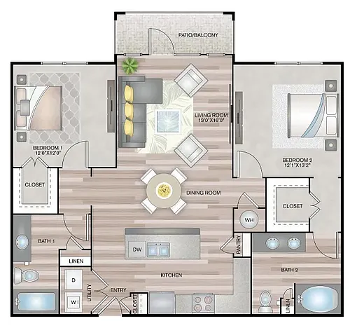 Floor plan Milan