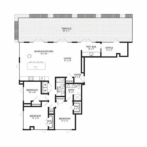 Floor plan Royale 3C20 Penthouse