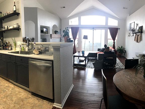 Kitchen and living room