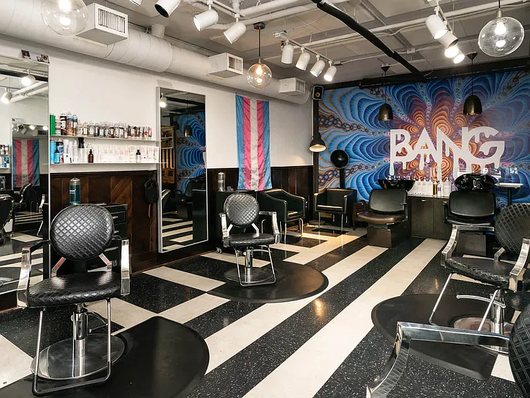 Bang Hair Salon Located On-site