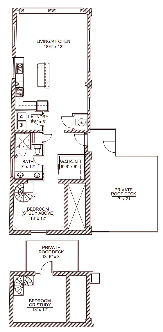 Floor plan Penthouse