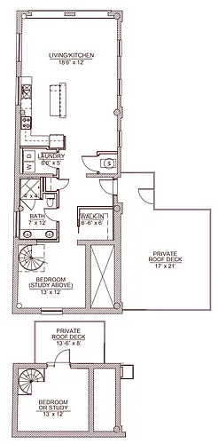 Floor plan Penthouse