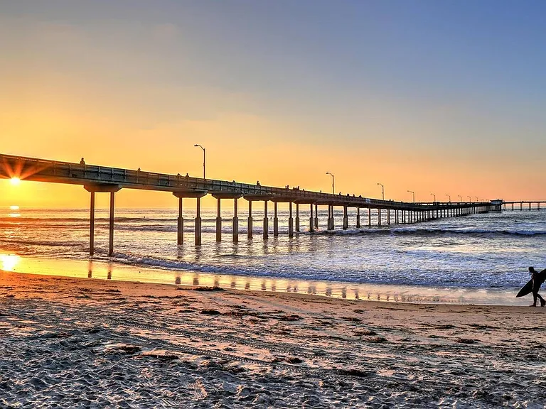 Ocean Beach Pier Sunset