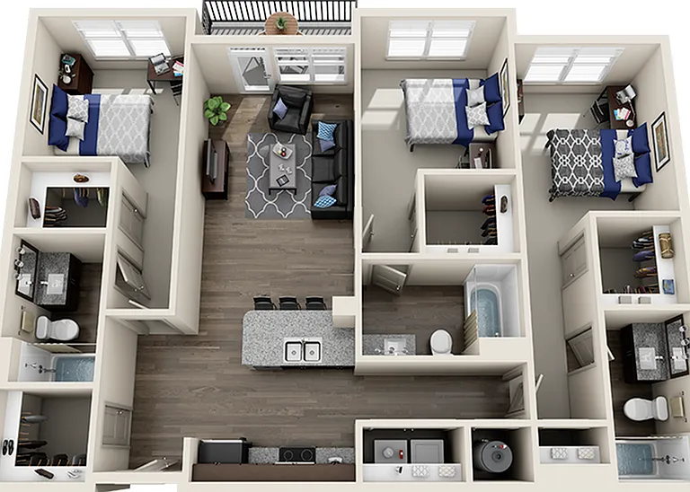 C4 Signature 1505 Apartments Near NC State University Raleigh North Carolina NCSU