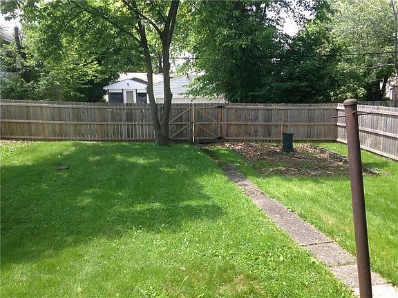 Fenced in back yard