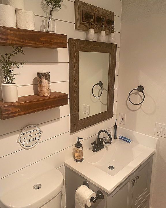Newly upgraded bathroom