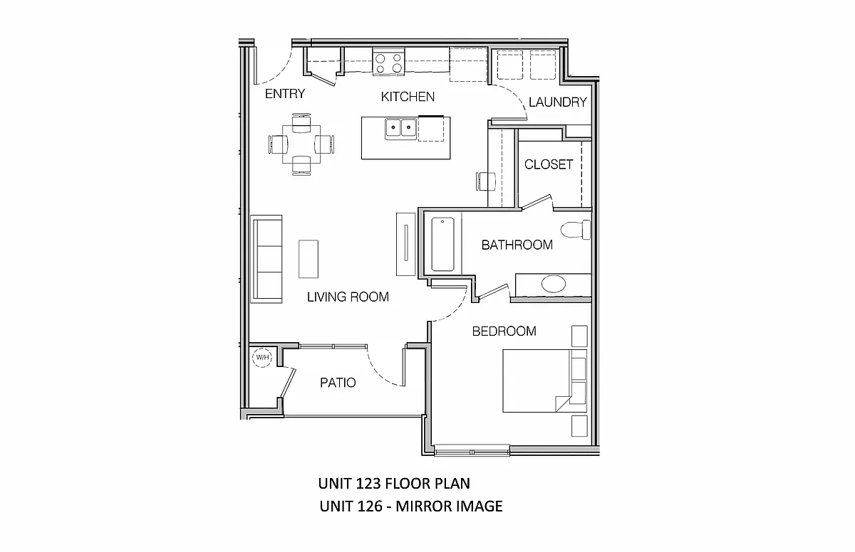Floor plan 123-126