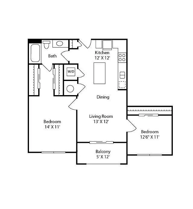 Floor plan A12