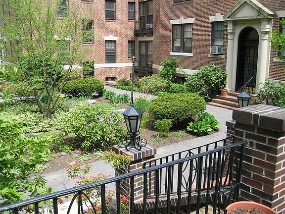 Courtyard view from 1988 Entry door