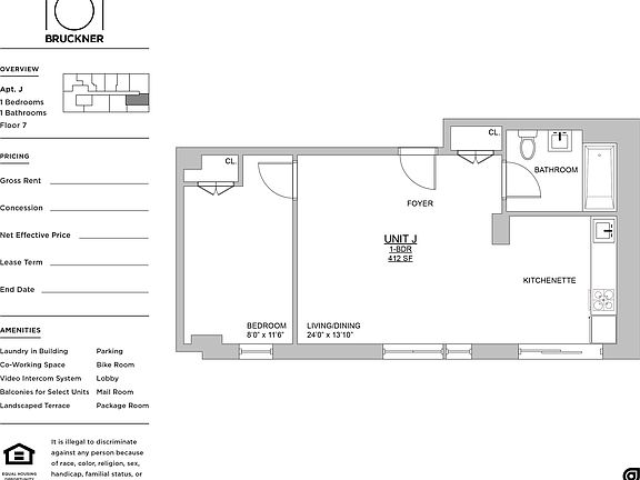 2nd image of 101 Bruckner Blvd #7B