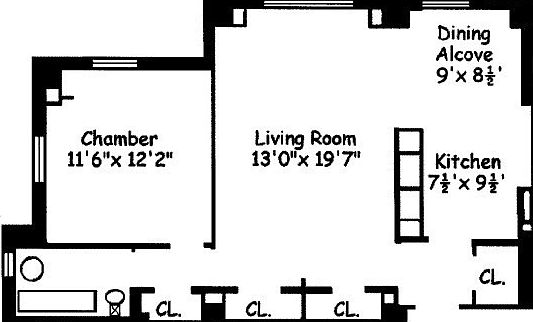 2nd image of 1 Christopher St APT 9A