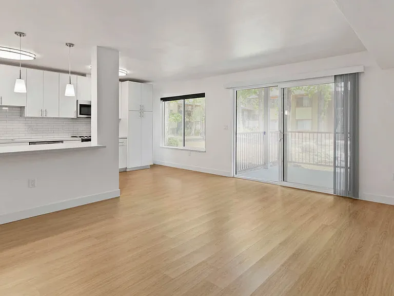 Living and Dining Room with Patio