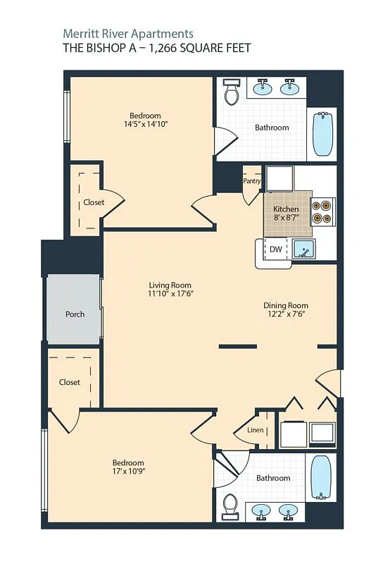 Floor plan The Bishop Model A