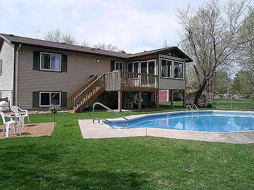View of back yard