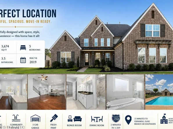 7198 E Harrier Dr, Olive Branch, MS 38654