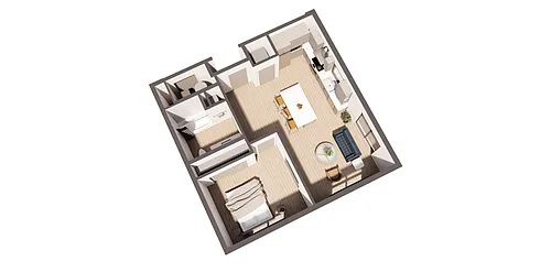 Floor plan Monet Bleu