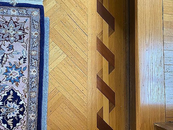 Sample of hardwood detail