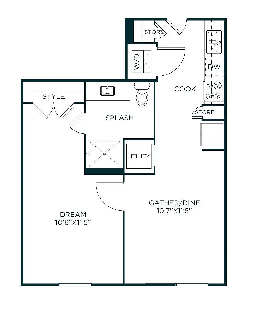 Floor plan A1C