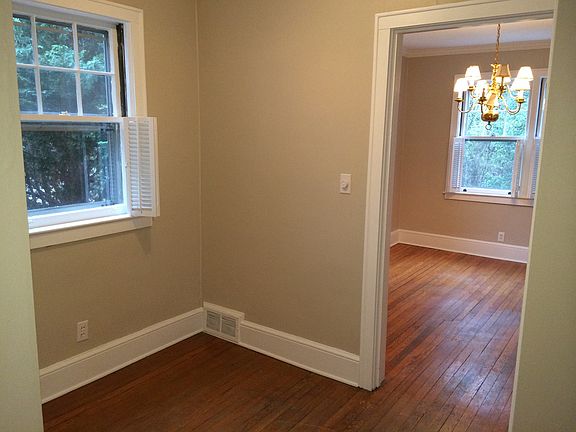 Breakfast nook looking into dining room