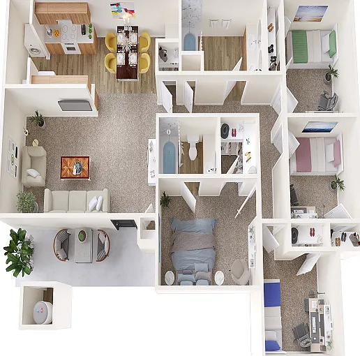 D2 floor plan Tinker on Forty8