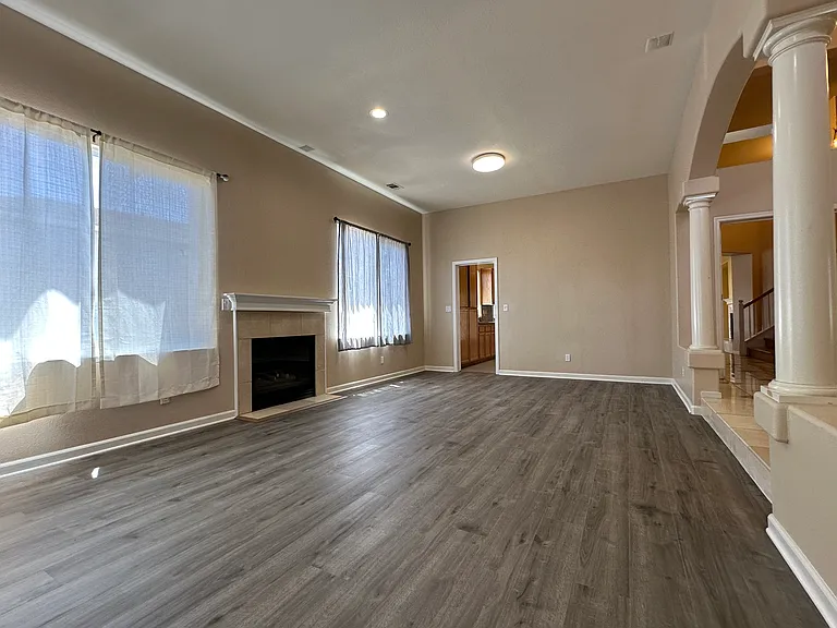 Large Family room with Fireplace