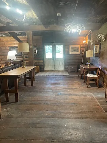 The front door at the Lodge
