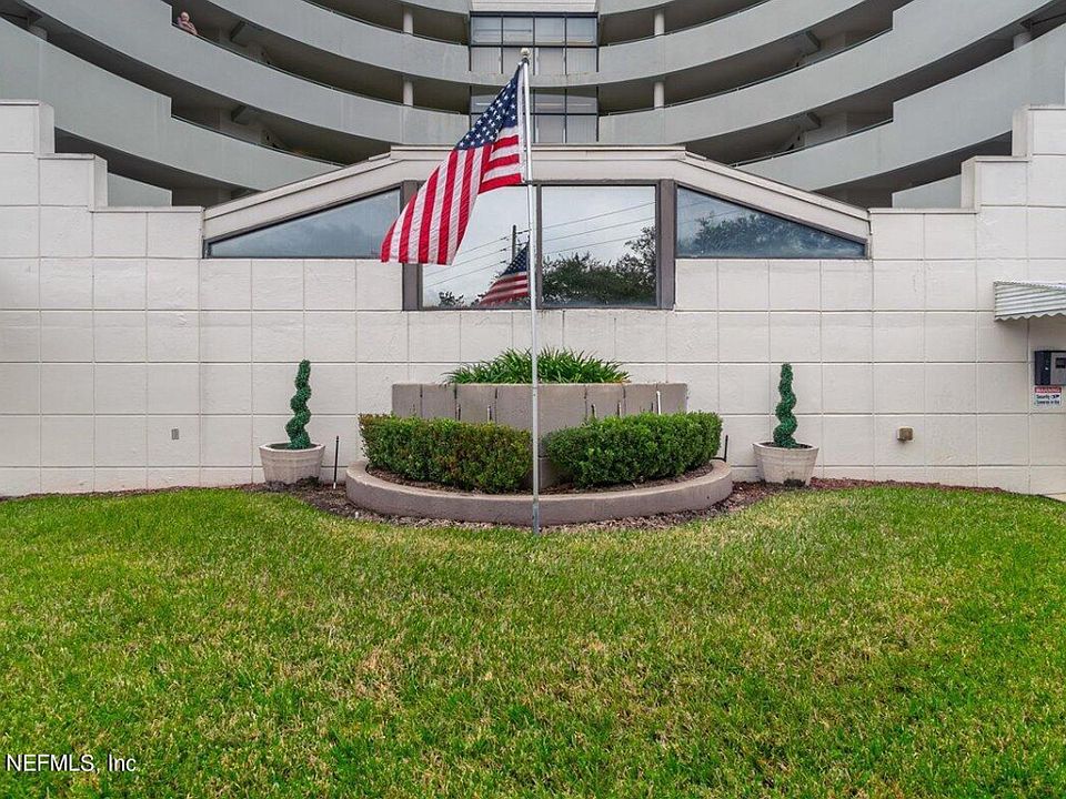 front gated entrance to condo building