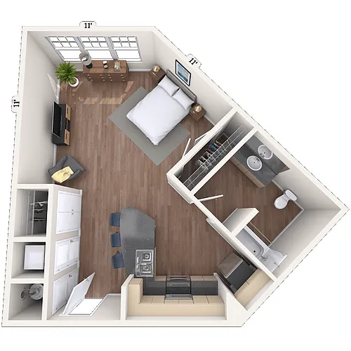 Floor plan Cloister