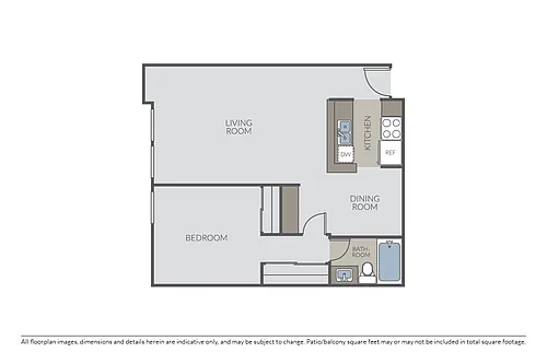 Floor plan Plan 1A