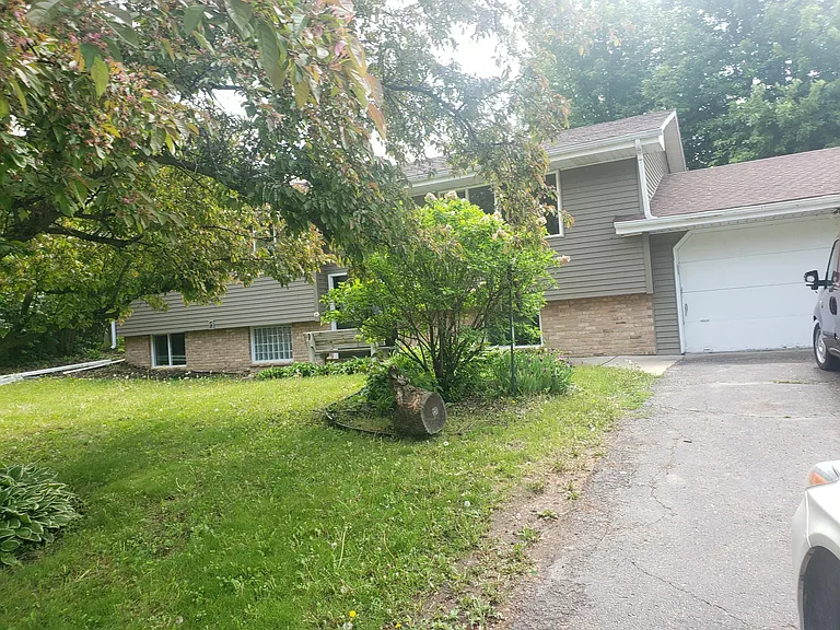 Closer view of the house