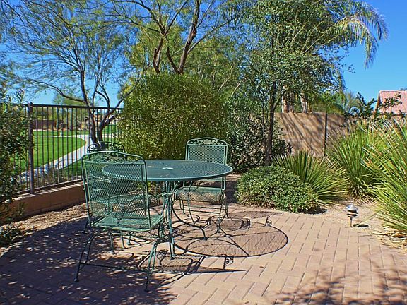 Relax on your back patio!