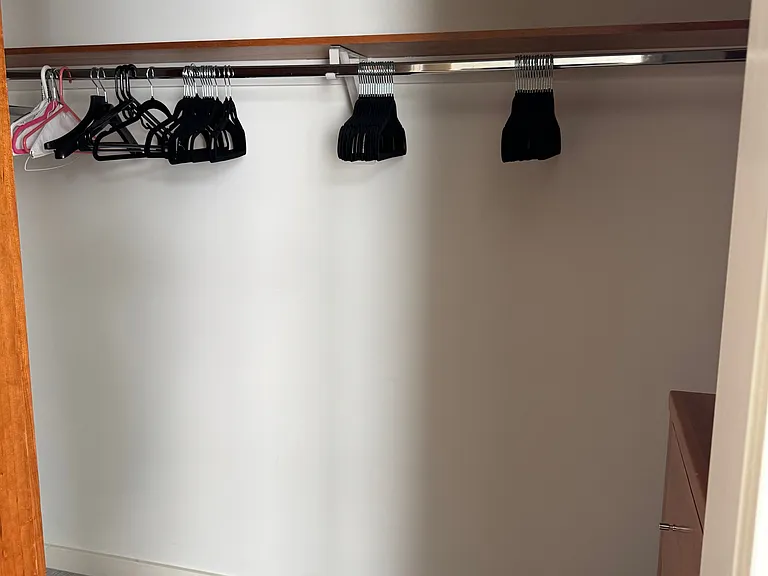 Master bedroom walk-in closet.