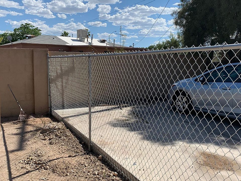 Fenced backyard for privacy and safety