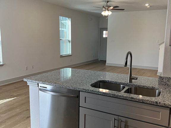 Kitchen and living room