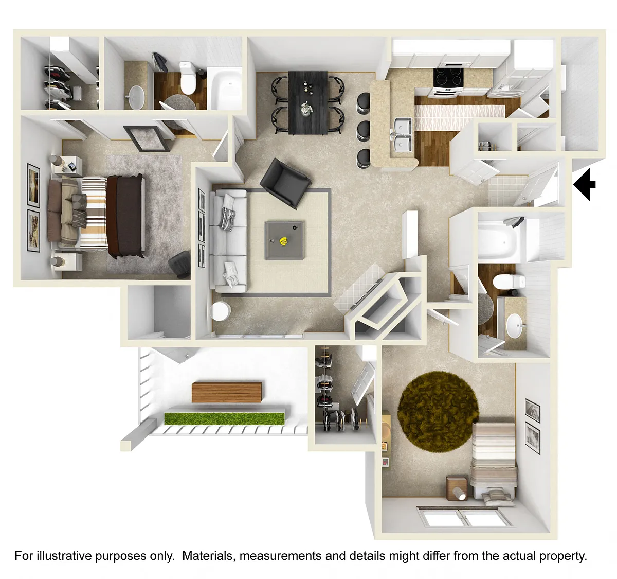 Floor plan B1