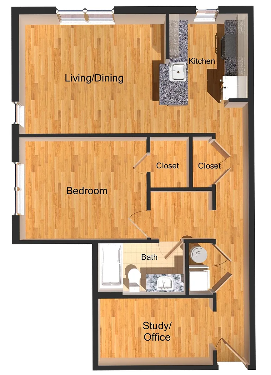 Floor plan 406