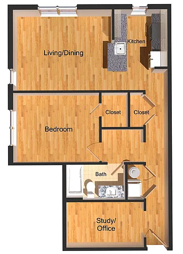 Floor plan 406