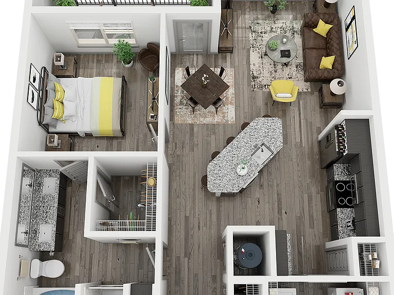 Cue Galatyn Station - A1H Floor Plan Cue Galatyn Station - A1H Floor Plan