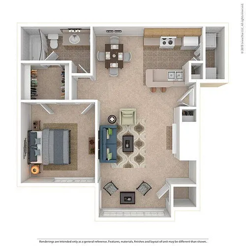 Floor plan Cardinal - Renovated