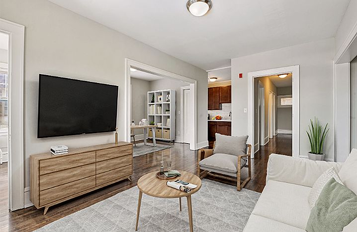 Staged One Bed