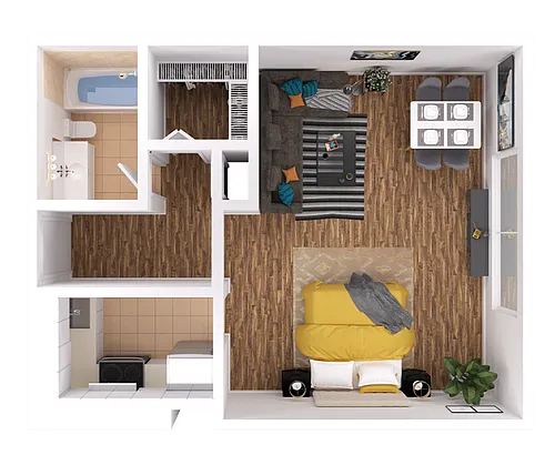 Floor plan E1 Efficiency
