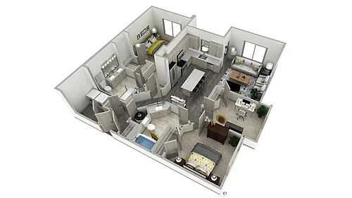 Floor plan The Inspirited - Inspire Apartments