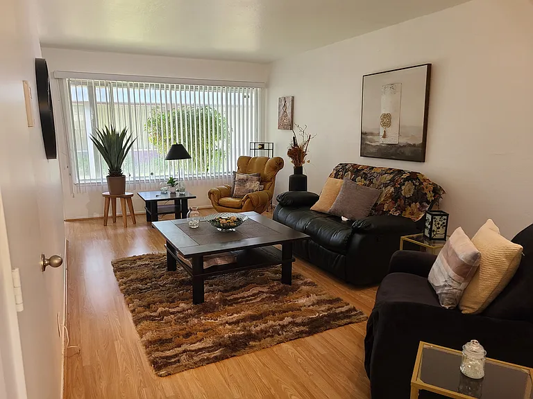 Relax in the recliner as you return from a long full day at work